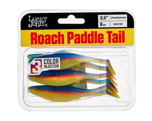 Виброхвосты Lucky John Roach Paddle Tail 3.5" цвет G04