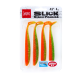 Виброхвосты съедобные Lucky John Slick Shad Paddle 4.5"/11.4см, Z12 (4шт)