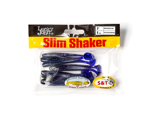 Виброхвосты Lucky John Slim Shaker 3.0" цвет T52