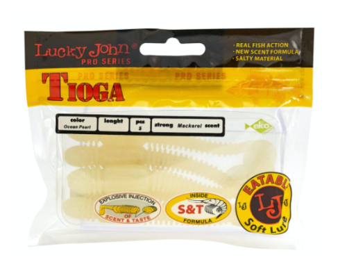 Виброхвосты Lucky John Tioga 2.0"/5.0см, 033 (10шт)