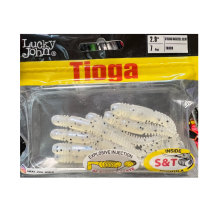 Виброхвосты съедобные искусственные Lucky John Tioga 2.9"/7.50см, TR009 (7шт)