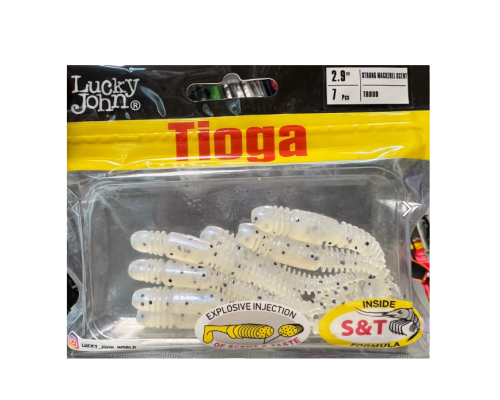 Виброхвосты съедобные искусственные Lucky John Tioga 2.9"/7.50см, TR009 (7шт)