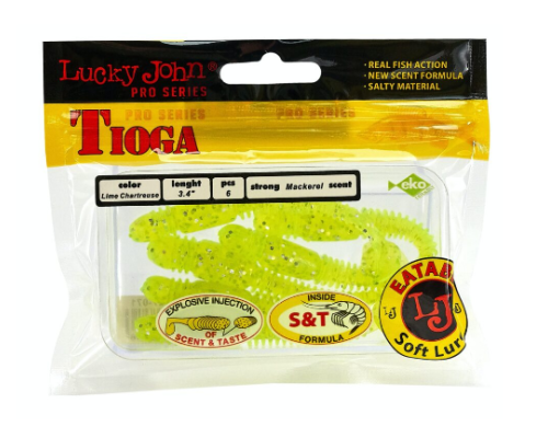 Виброхвосты Lucky John Pro Series Tioga 3.4"/8.64см, 071 (6шт)