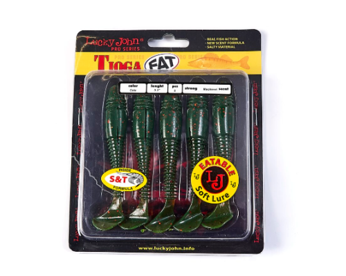 Виброхвост Lucky John Pro Series Tioga Fat 3.9"/10.00см, Pa16 (5шт)