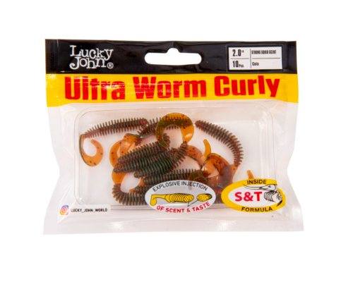 Слаги Lucky John Ultra Worm Curly 2.0'' цвет PA16
