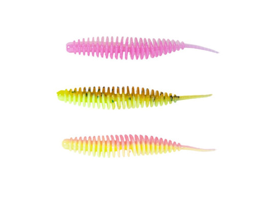 Слаги Lucky John Ultraworm 2.0'' цвет Mix2 (30шт)