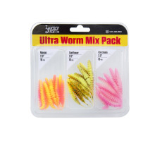 Слаги Lucky John Ultraworm 2.0'' цвет Mix2 (30шт)