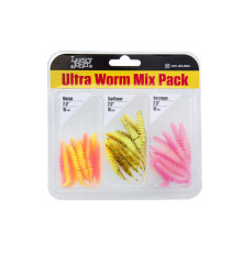 Слаги Lucky John Ultraworm 2.0'' цвет Mix2 (30шт)