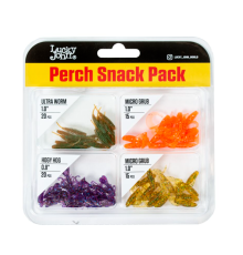 Твистеры и слаги Lucky John Pro Series Perch Snack Pack 02 SET (70шт)