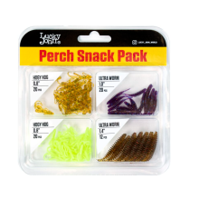 Твистеры и слаги Lucky John Pro Series Perch Snack Pack 03 SET (72шт)