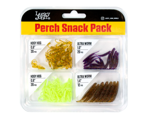 Твистеры и слаги Lucky John Pro Series Perch Snack Pack 03 SET (72шт)