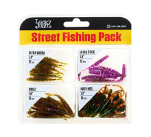 Твистеры и слаги Lucky John Pro Series Street Fishing Pack 06 SET (46шт)