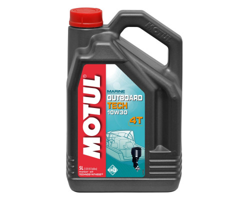 Масло лодочного мотора Motul Outboard Tech 4T 10W30 5 л