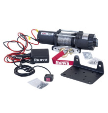 Лебедка Runva EWT 4500 ASR с синтетическим тросом