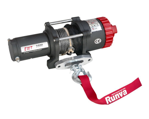Лебедка Runva EWT 3500 ASR с синтетическим тросом