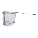 Подсак складной телескопический Flagman Landing Net Black PE Mesh 60x60, голова 1.80 м, 2 секции