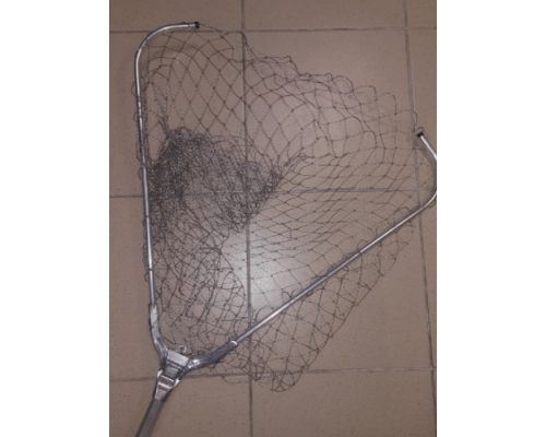 Подсачек складной телескопический 55х55х200см, треугольный, упроченная леска