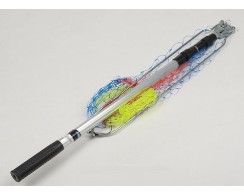 Подсачек складной телескопический 70х70х200см, 3 секции, леска цветная