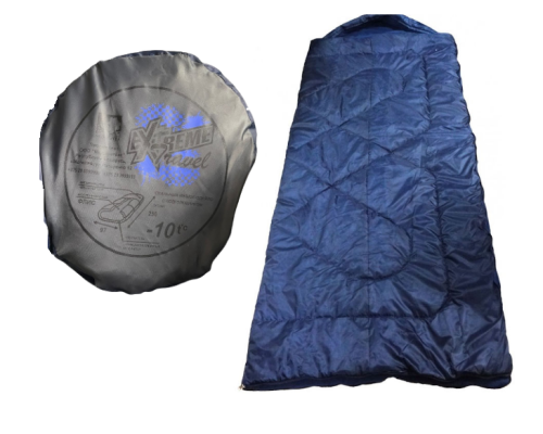 Спальный мешок Mednovtex Extreme Travel 250x97 с подголовником (-10°C, на флисе)