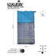 Спальный мешок-одеяло Norfin Alpine Comfort 250 R 200х80см, 0С/+20С