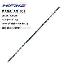 Удилище маховое Mifine Magician SPR TX pole 600 6 метров, 10215-600 (316гр)