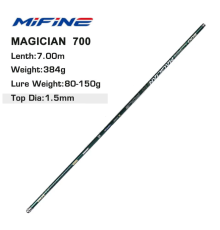 Удилище маховое Mifine Magician SPR TX pole 700 7 метров, 10215-700 (384гр)