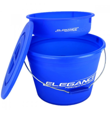 Ведро для прикормки Elegance Feeder Pro с крышкой и тазом 25л