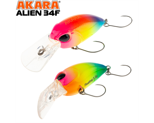 Воблер Akara Alien 34F #A126
