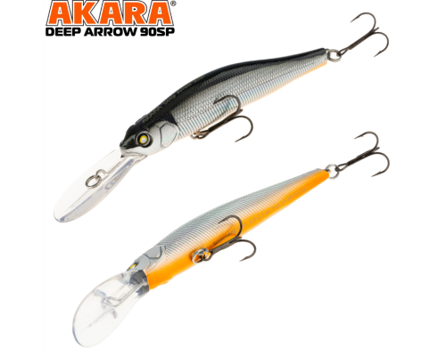 Воблер Akara Deep Arrow 90SP, A23 (заглубление 2-3м)