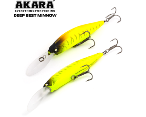 Воблер Akara Deep Best Minnow 110 SP, A105 (заглубление 2-6м)