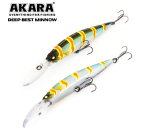 Воблер Akara Deep Best Minnow 110 SP, A106 (заглубление 2-6м)