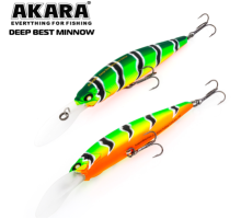 Воблер Akara Deep Best Minnow 110 SP, A107 (заглубление 2-6м)
