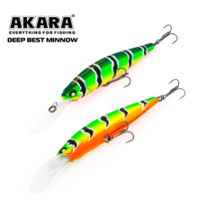 Воблер Akara Deep Best Minnow 110 SP, A107 (заглубление 2-6м)