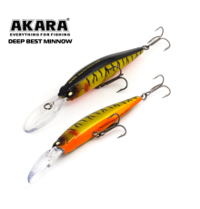 Воблер Akara Deep Best Minnow 110 SP, A112 (заглубление 2-6м)