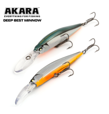 Воблер Akara Deep Best Minnow 110 SP, A23 (заглубление 2-6м)