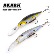 Воблер Akara Deep Best Minnow 110 SP, A77 (заглубление 2-6м)