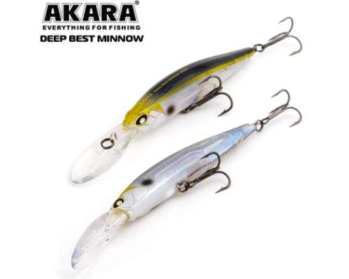 Воблер Akara Deep Best Minnow 110 SP, A77 (заглубление 2-6м)