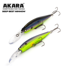 Воблер Akara Deep Best Minnow 110 SP, A79 (заглубление 2-6м)