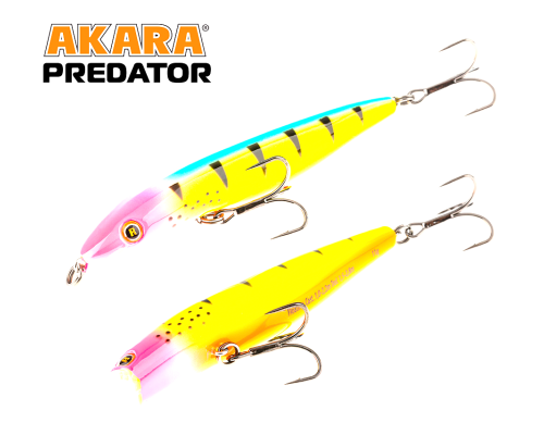 Воблер Akara Predator 100F, A124 (заглубление 1-2.8м)