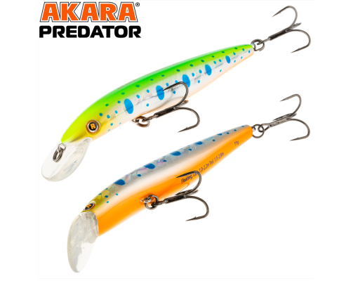 Воблер Akara Predator 100F, A204 (заглубление 1-2.8м)