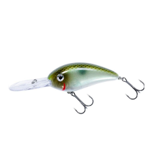 Воблер Bomber Fat Free Shad 76F BD7F цвет 520 Green Pearl Shad