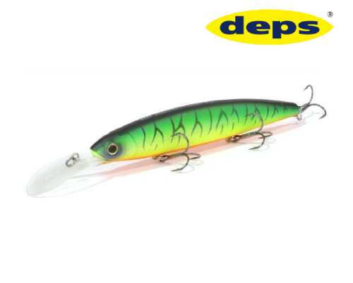 Воблер DEPS Balisong minnow 130SF LongBill цвет 05 Hot Tiger
