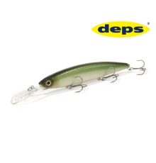 Воблер DEPS Balisong minnow 130SF LongBill цвет 18 Deadly Dighit bass