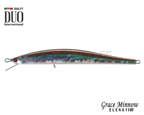 Воблер DUO Grace Minnow Elena 110F цвет D13