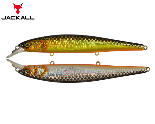 Воблер Jackall Mag Squad 160 SP цвет HL Gold & Silver Black