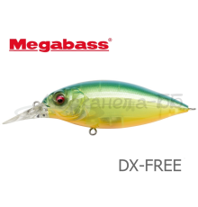 Воблер Megabass Dx-Free 2.0 цвет Skeleton Chart