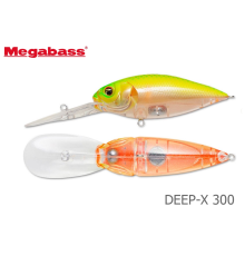 Воблер Megabass Deep-x 300 SB цвет Chart Ayu