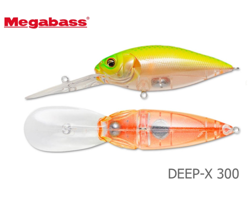 Воблер Megabass Deep-x 300 SB цвет Chart Ayu