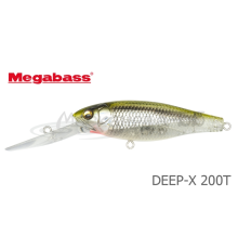 Воблер Megabass Deep-x 200T цвет Stealth Bait