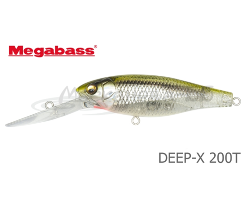 Воблер Megabass Deep-x 200T цвет Stealth Bait